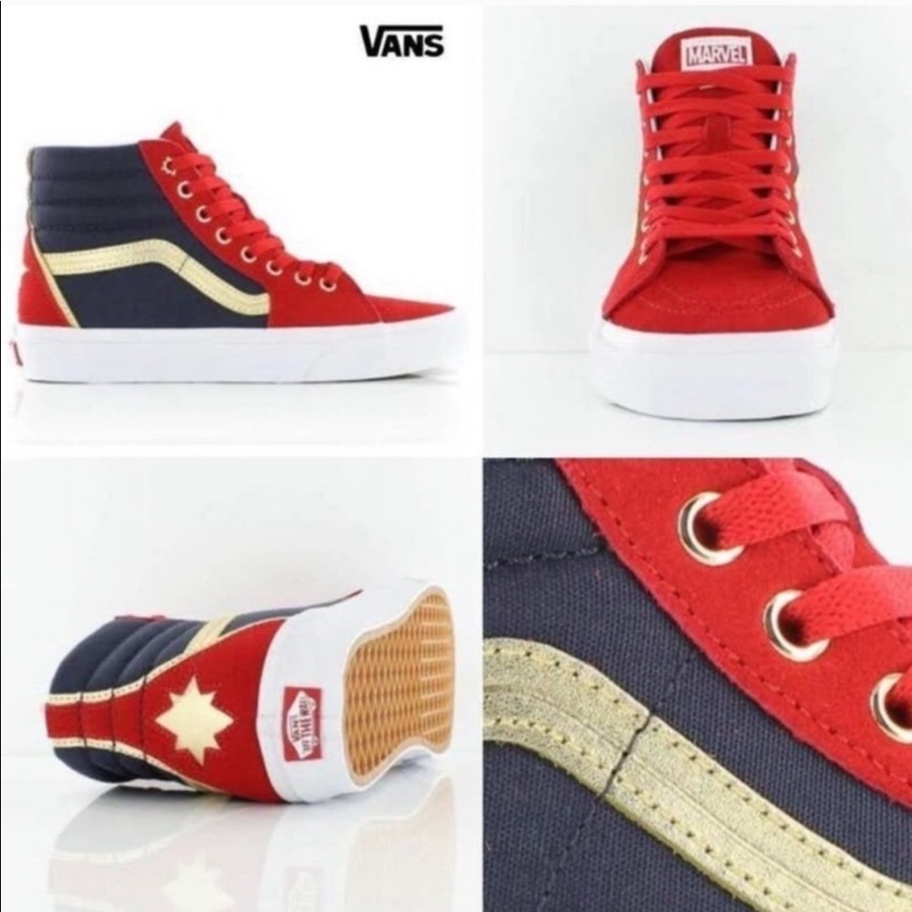 Captain Marvel Vans - W8.5 M6.5